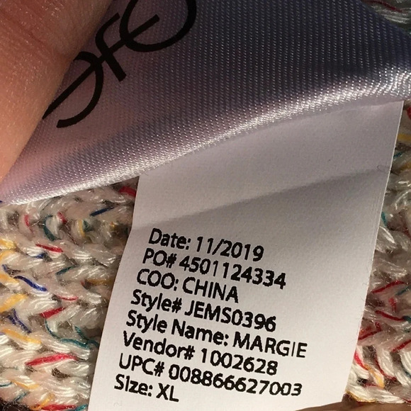 NWT Ella Moss Margie White Knit Halter Top XL - Picture 9 of 9